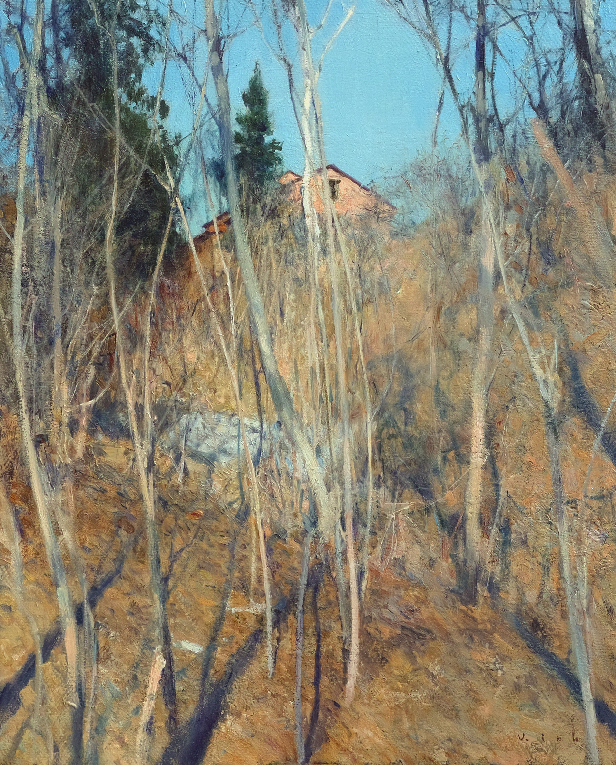 The house on the hill - 1, Vladimir Kirillov, 买画 油