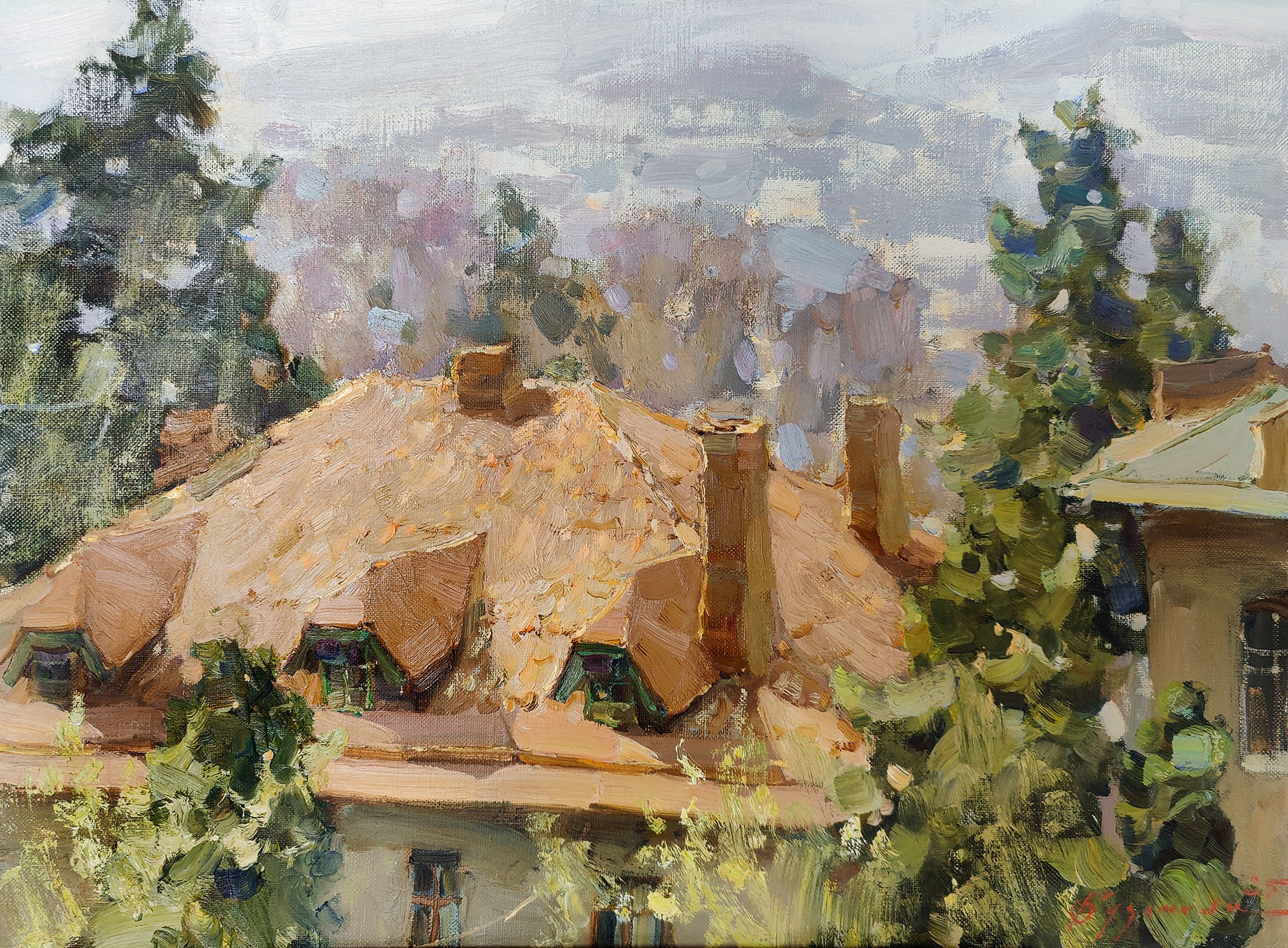 Spring mists - 1, Olga Kuzmina, 买画 油