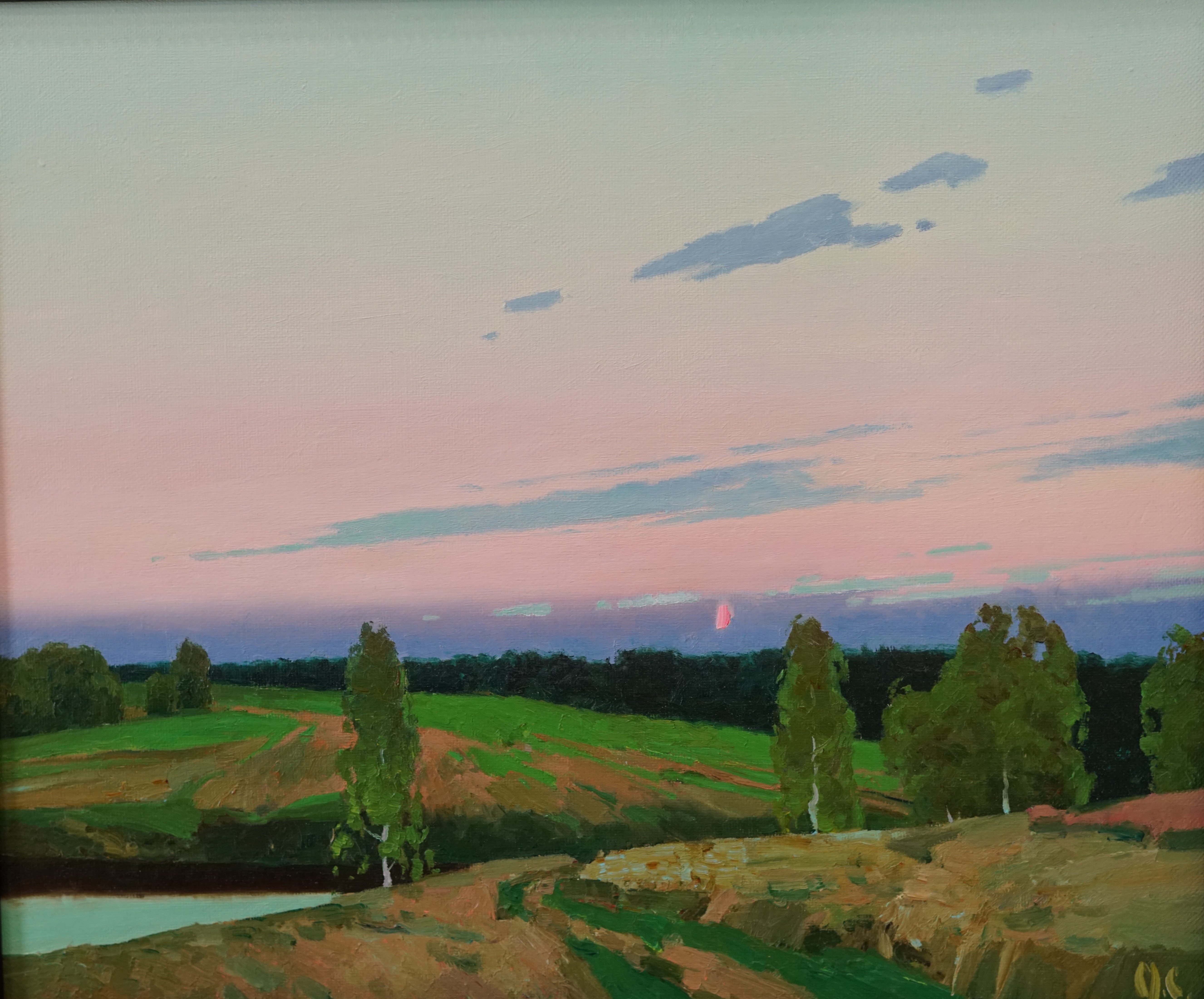 A Thoughtful month - 1, Stas Miroshnikov, 买画 油