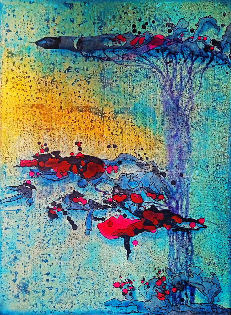 Afternoon rain - 1, 安东Polushin, 买画 作者的技术