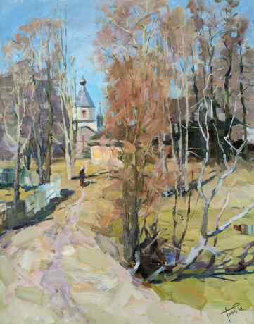 The road to the temple