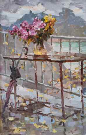 Still life with an umbrella