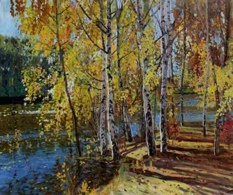 In the birch forest