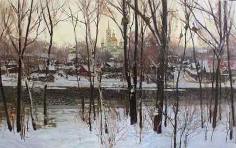 Winter. Evening.