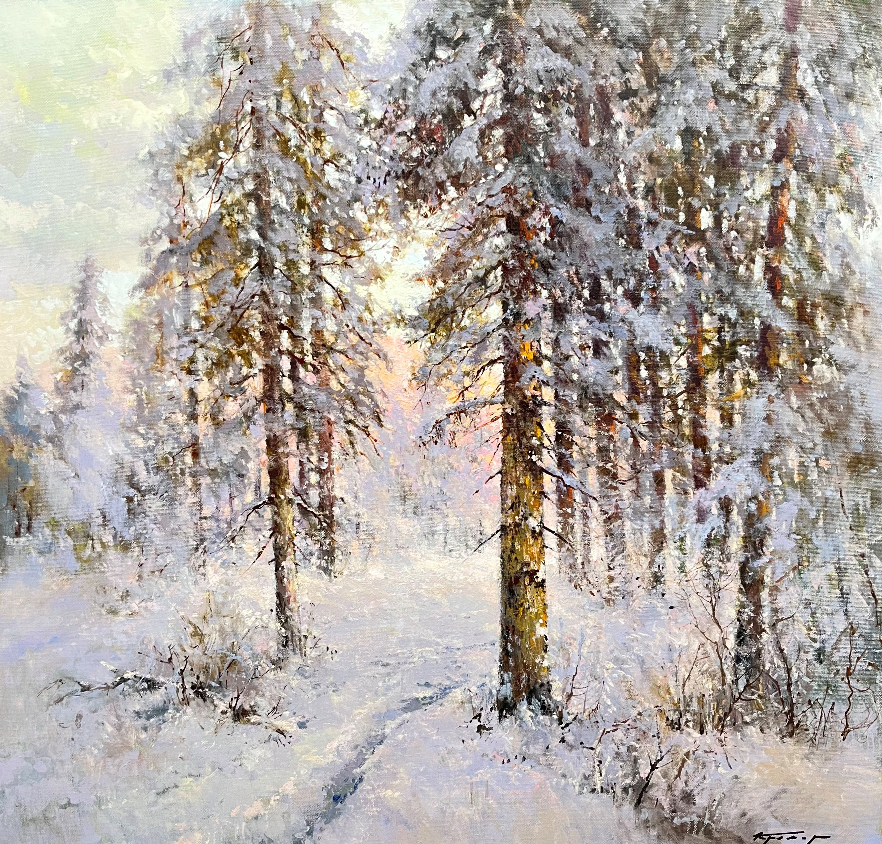 Pine Glade. Morning - 1, Alexander Kremer, 买画 油