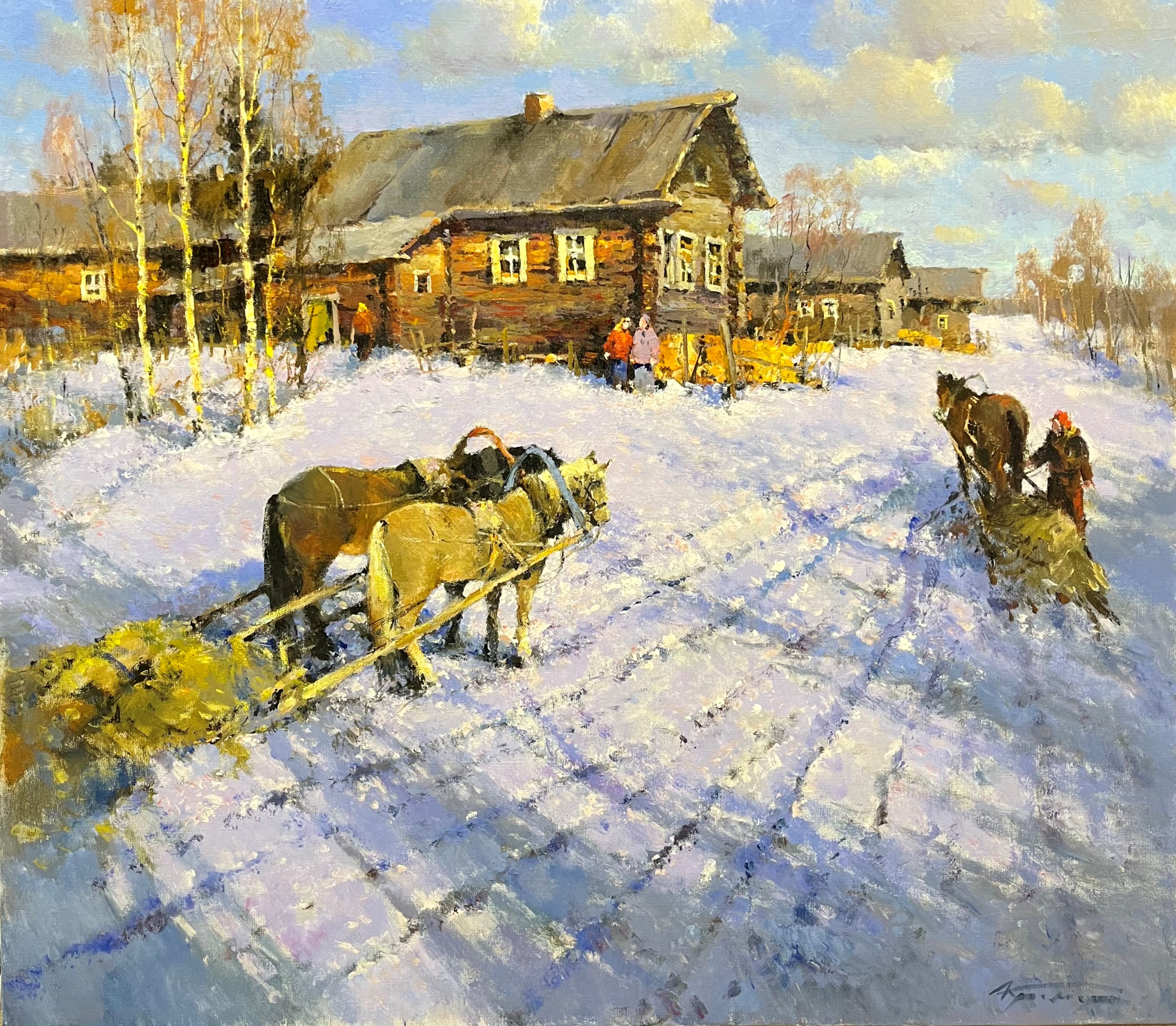 March - 1, Alexander Kremer, 买画 油