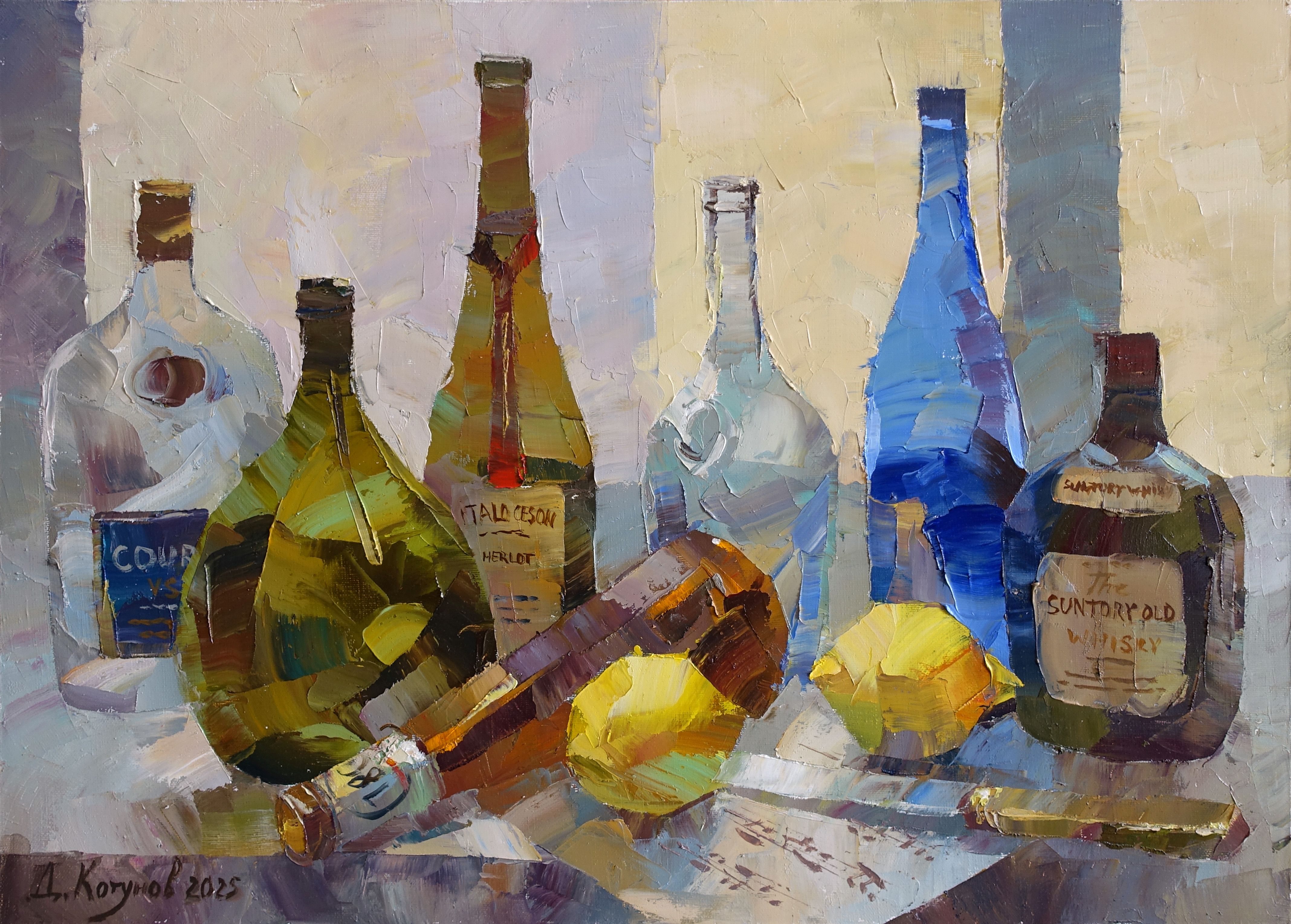 Bottles - 1, Dmitry Kotunov, 买画 油