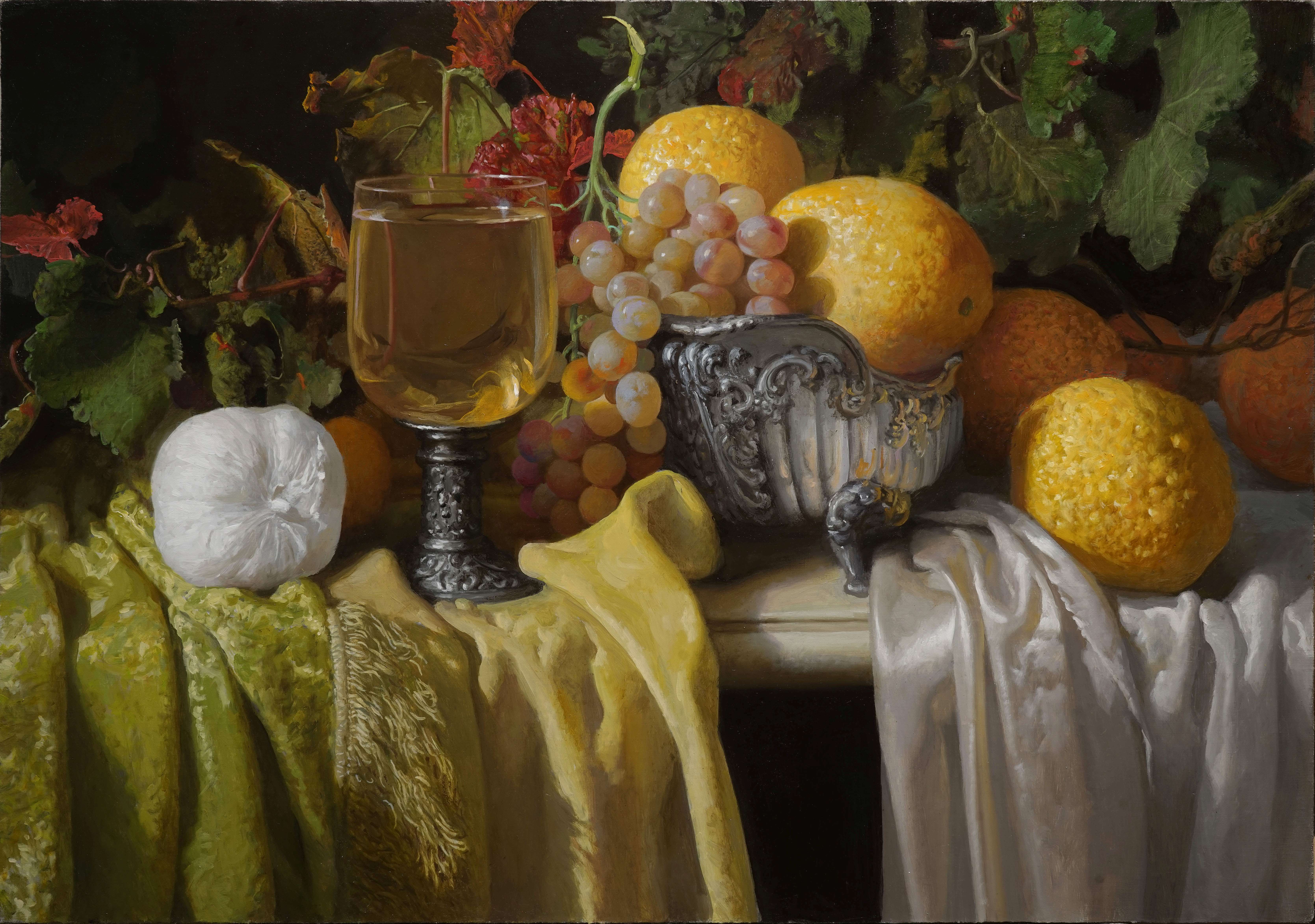 Still life with Silver Service - 1, Alexander Saidov, 买画 油