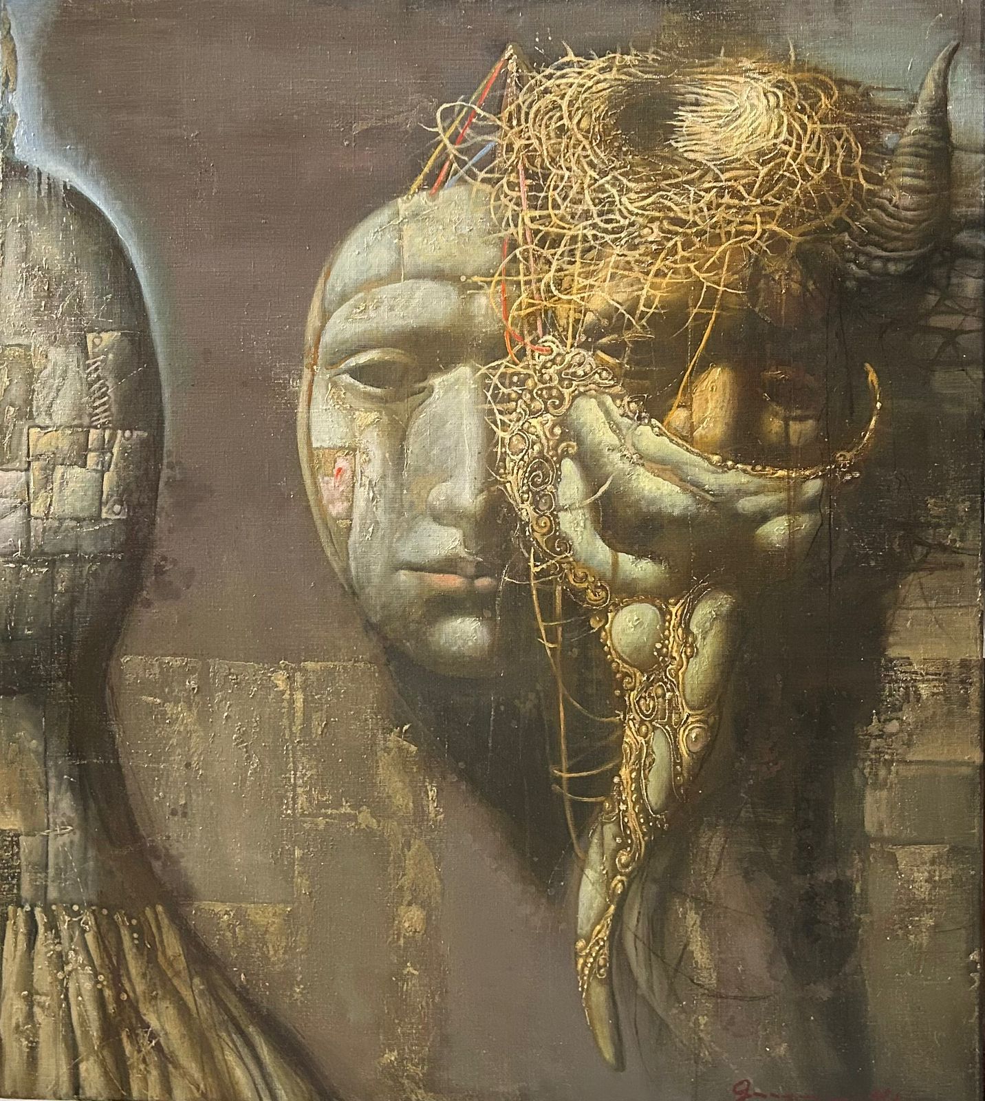 Masks - 1, Armen Gasparyan, 买画 油
