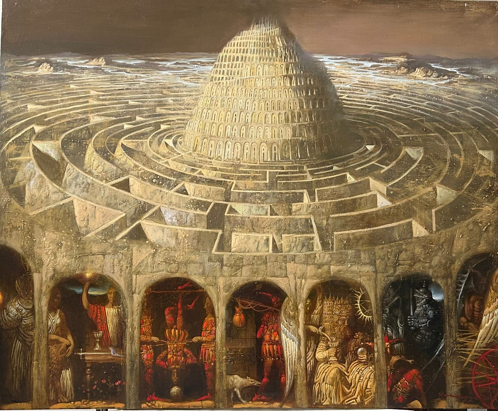 Labyrinth - 1, Armen Gasparyan, 买画 油