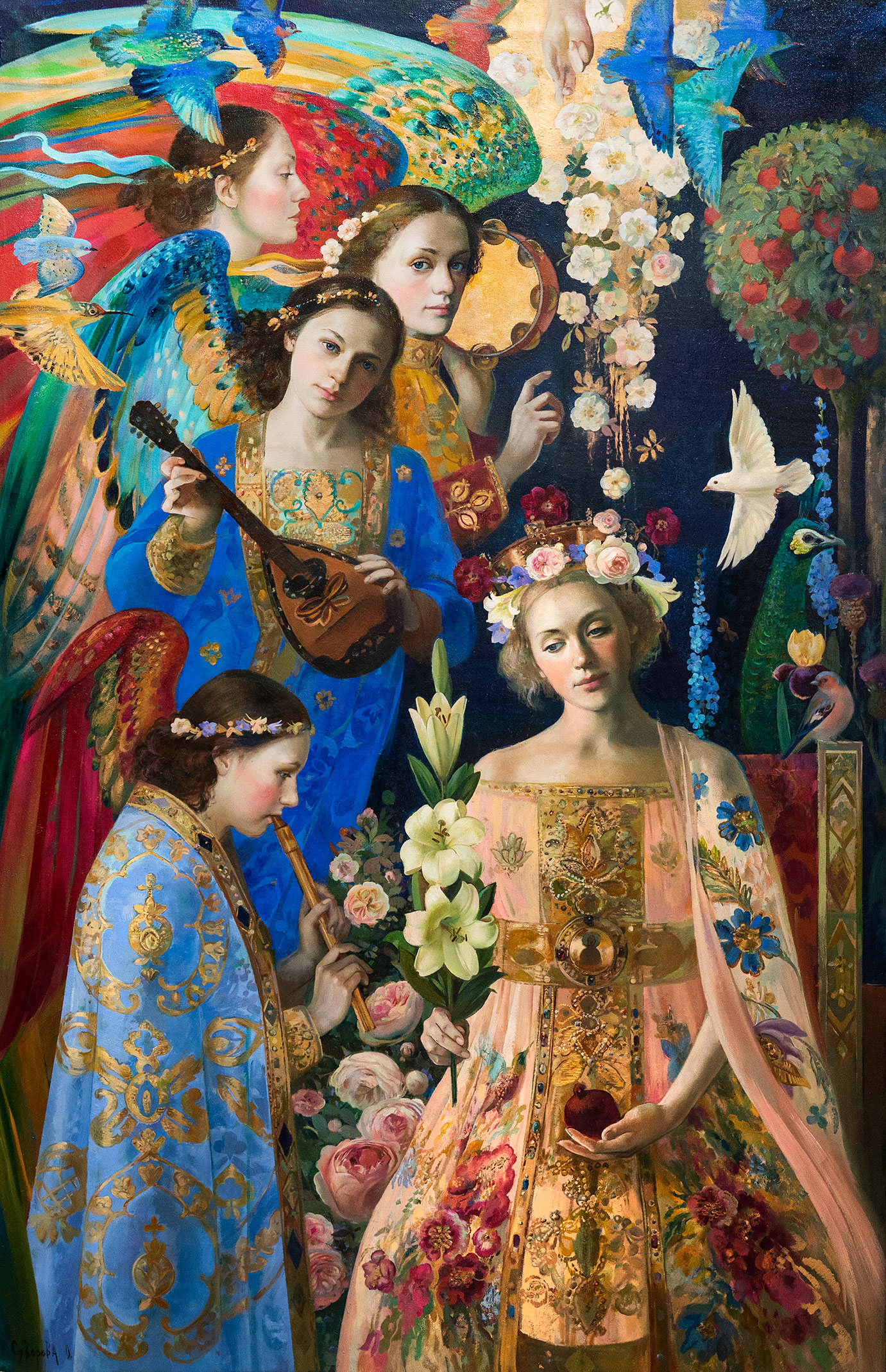The Annunciation - 1, 奥尔加Suvorova, 买画 油