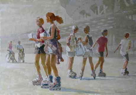 Girls on Roller Skates