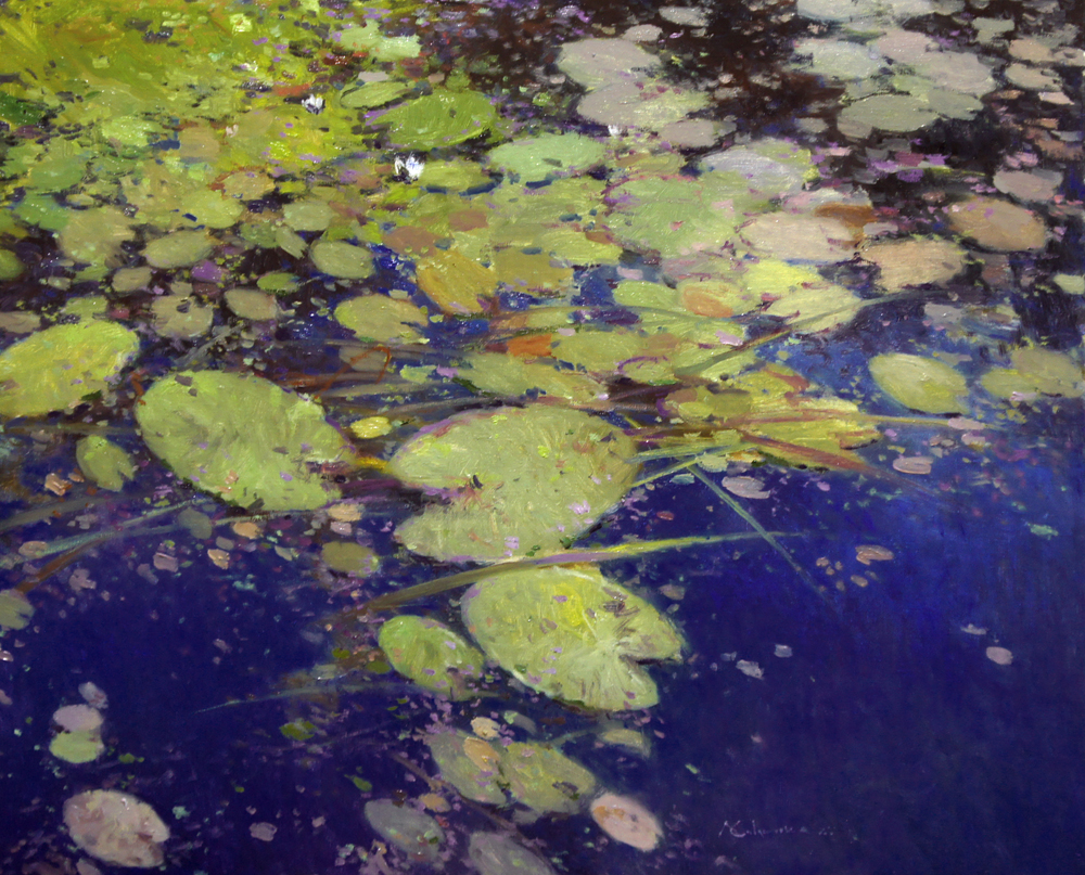 Water lilies - 1, Alexey Savchenko, 买画 油