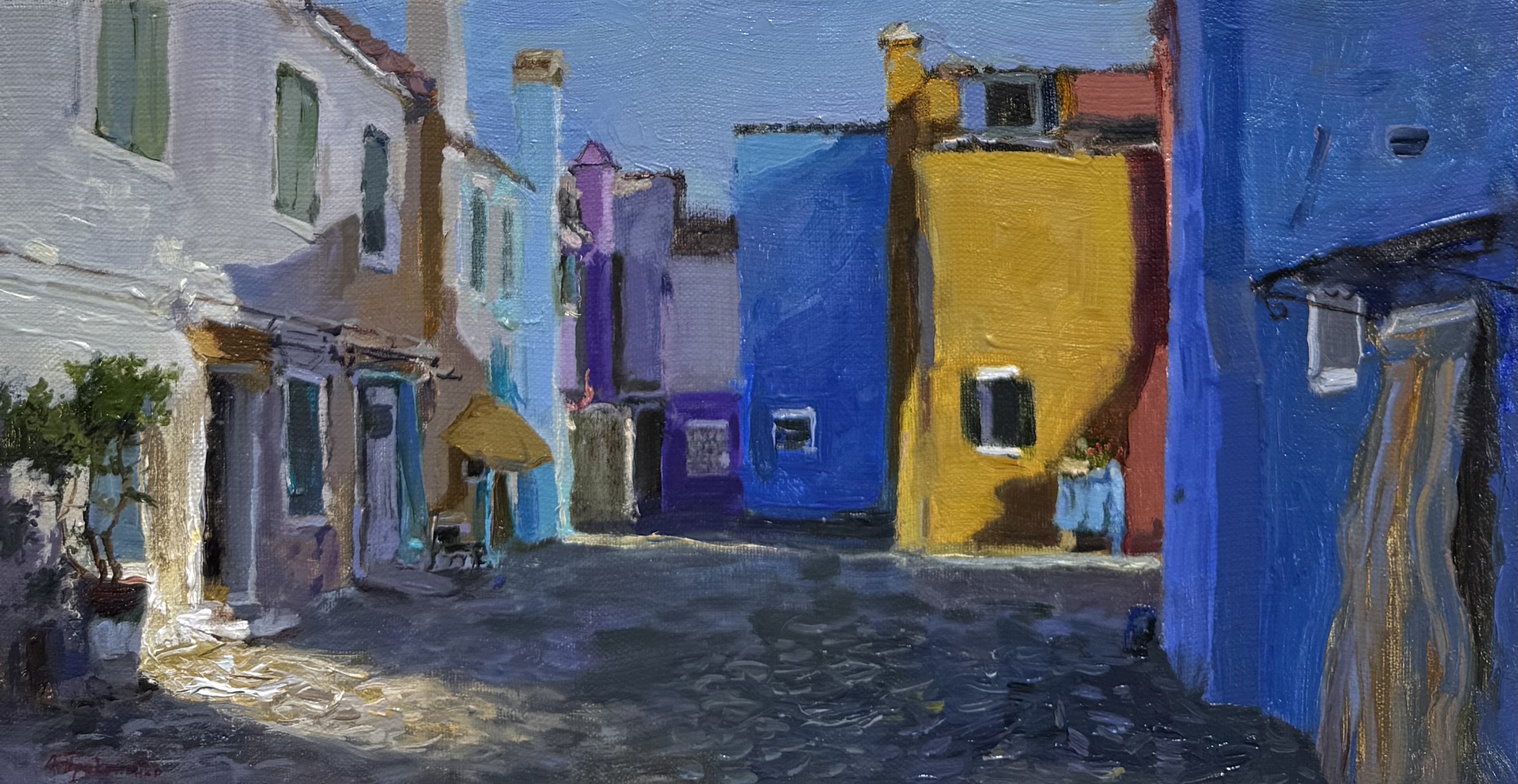 Burano. Sunny Courtyard - 1, Alexander Prokopenko, 买画 油