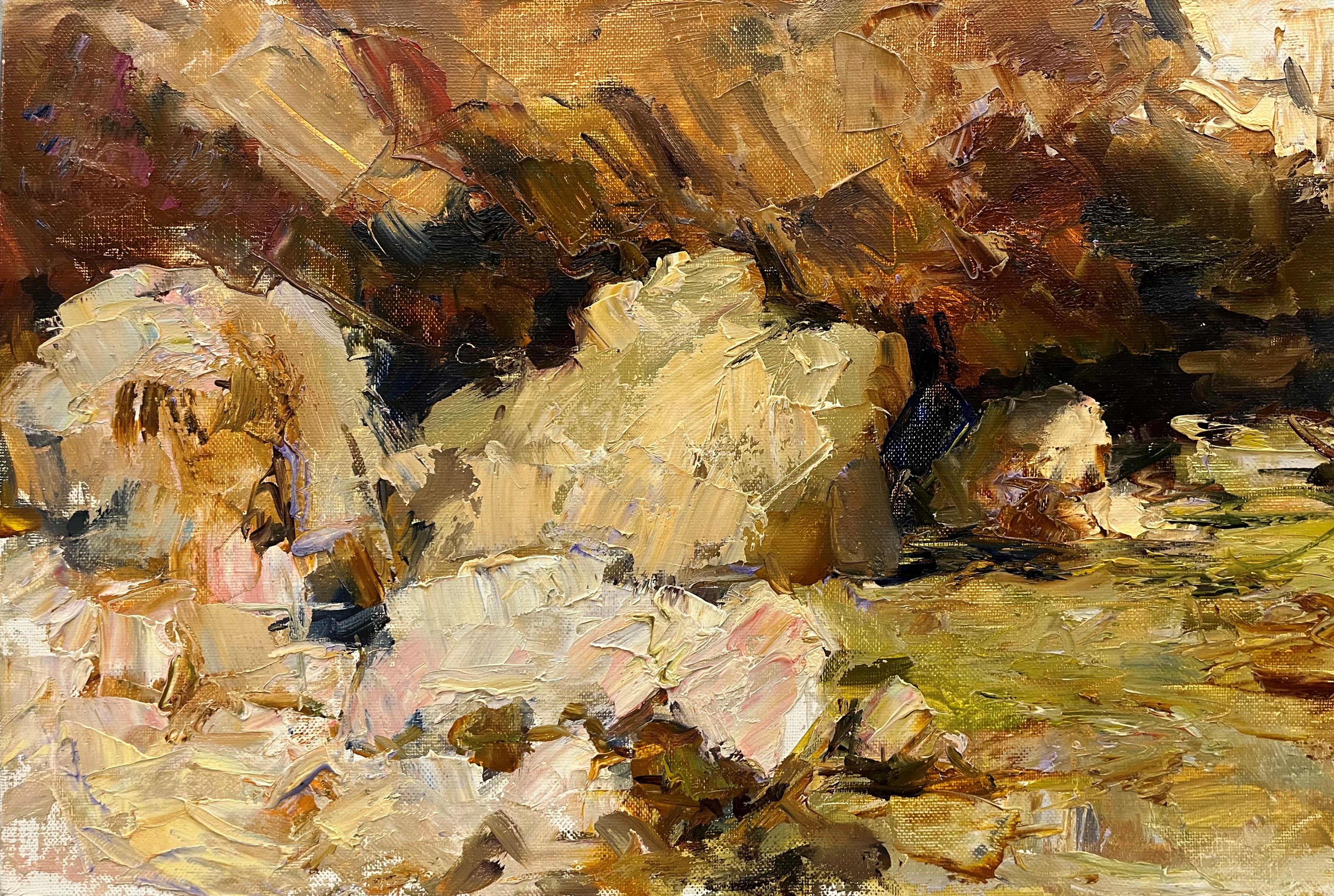 Study with Stones VII - 1, 雾Zhumabaev, 买画 油