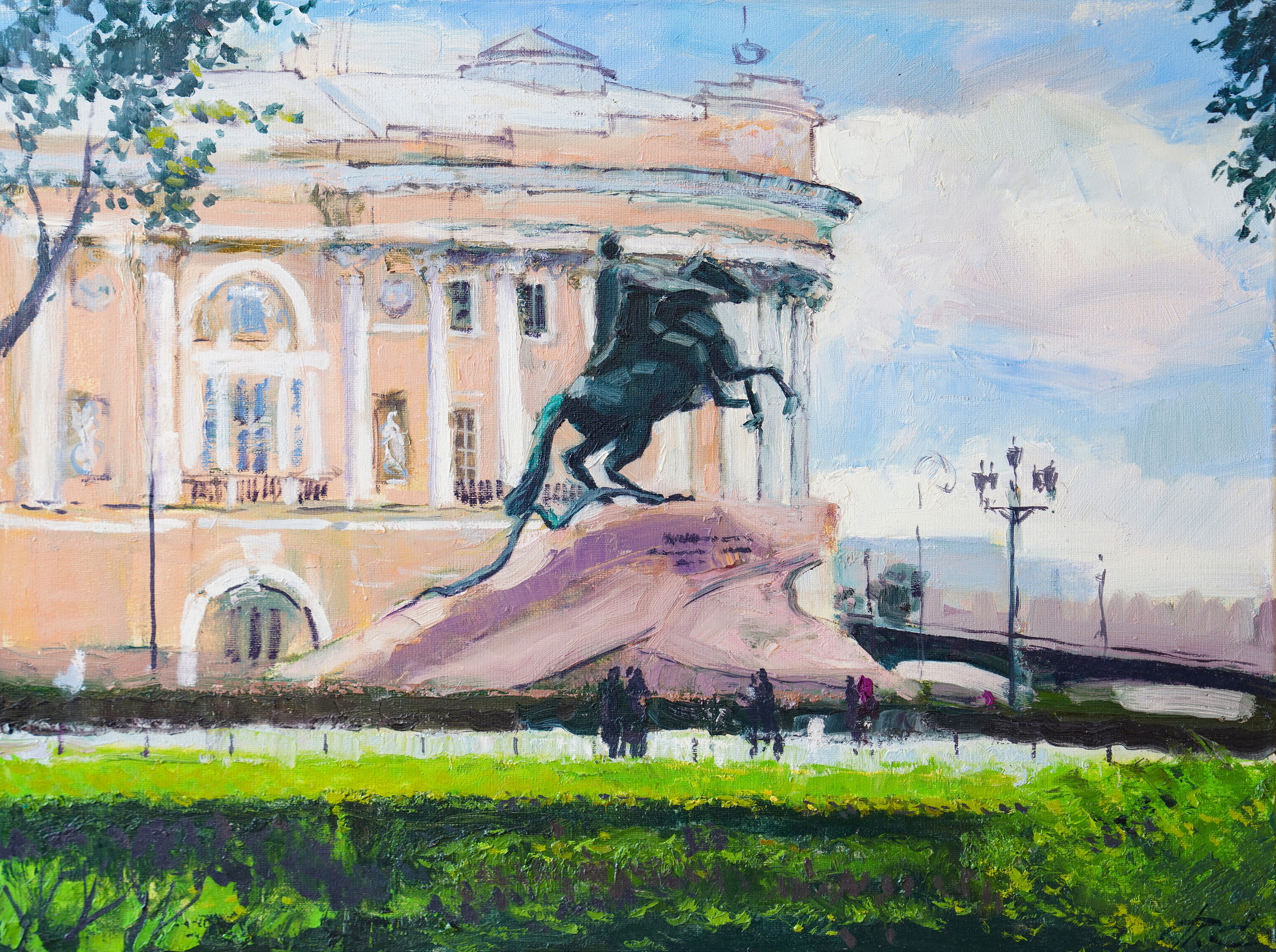 青铜骑士 - 1, Sergei Prokhorov, 买画 油
