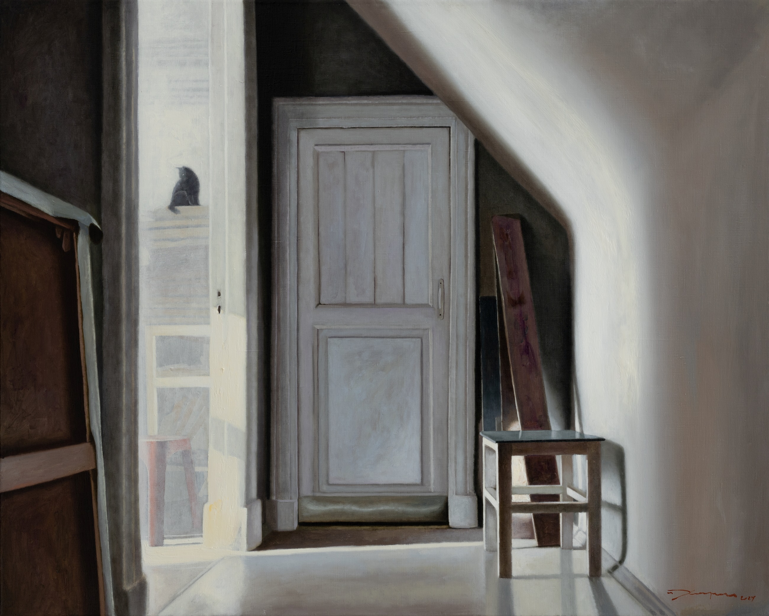 Morning in the Workshop - 1, Ilya Khokhrin, 买画 油