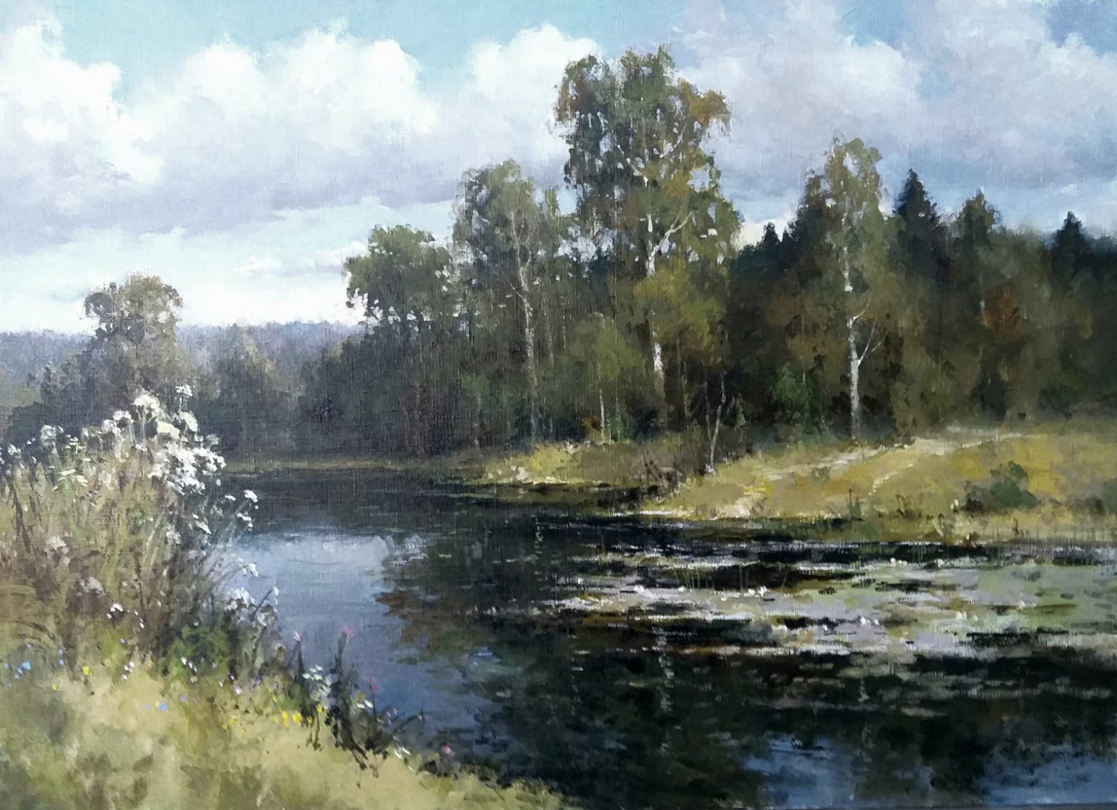 River - 1, Alexander Kremer, 买画 油