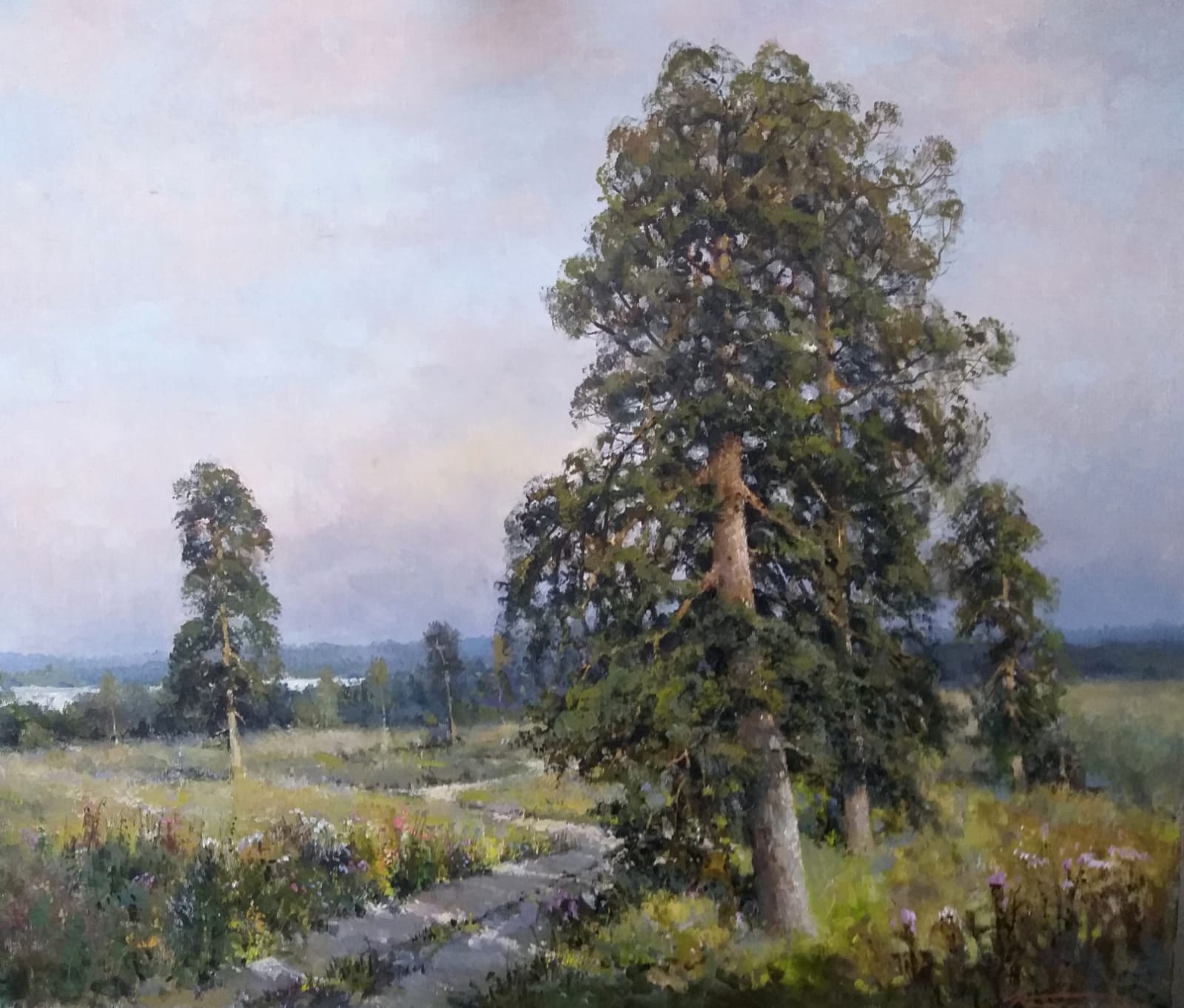 The Old Pine Tree - 1, Alexander Kremer, 买画 油