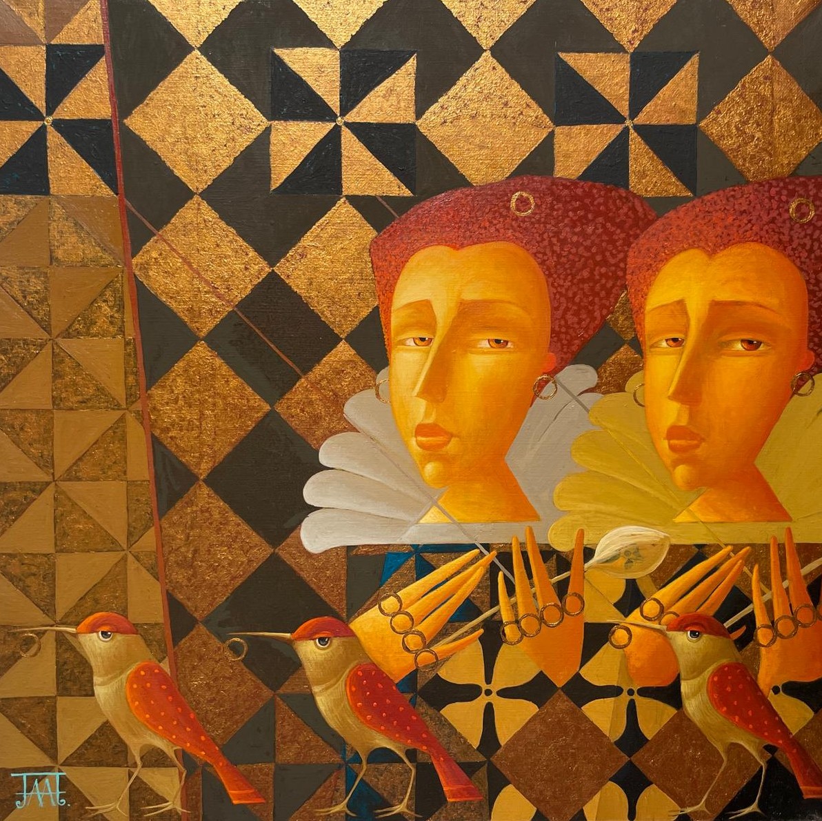 Two Queens - 1, Alla Lipatova, 买画 油