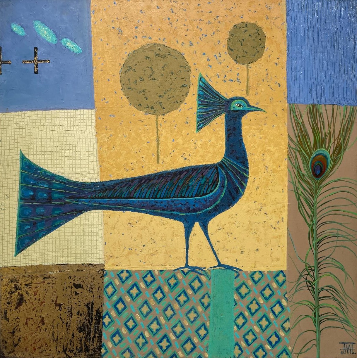  Paradise Peacock - 1, Alla Lipatova, 买画 油