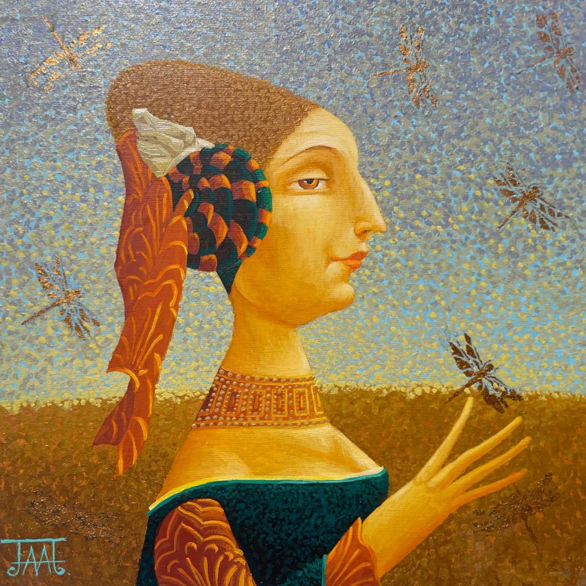 The Renaissance Lady I - 1, Alla Lipatova, 买画 油