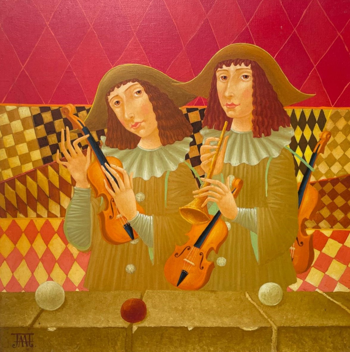 Musicians III - 1, Alla Lipatova, 买画 油