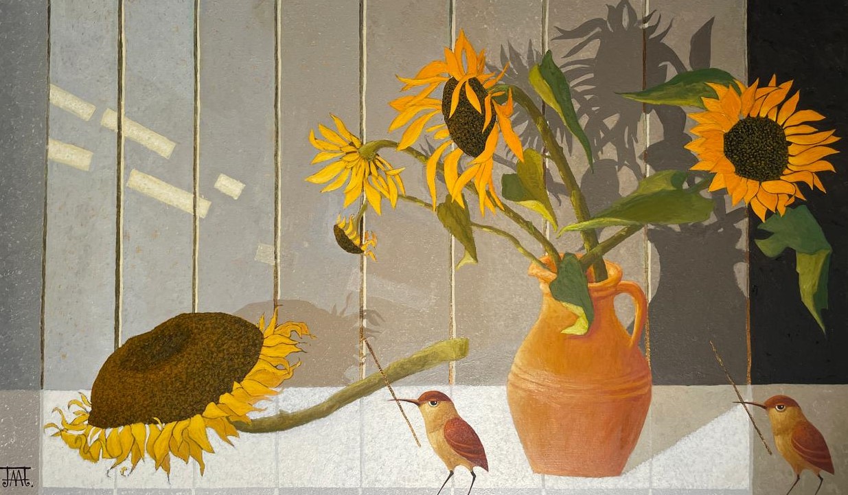 Sunflowers - 1, Alla Lipatova, 买画 油
