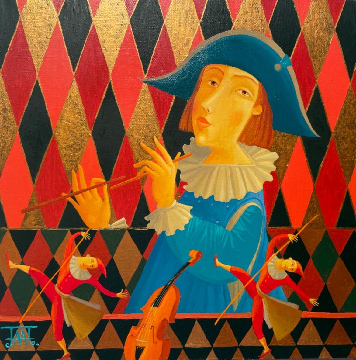 The Puppeteer II - 1, Alla Lipatova, 买画 油