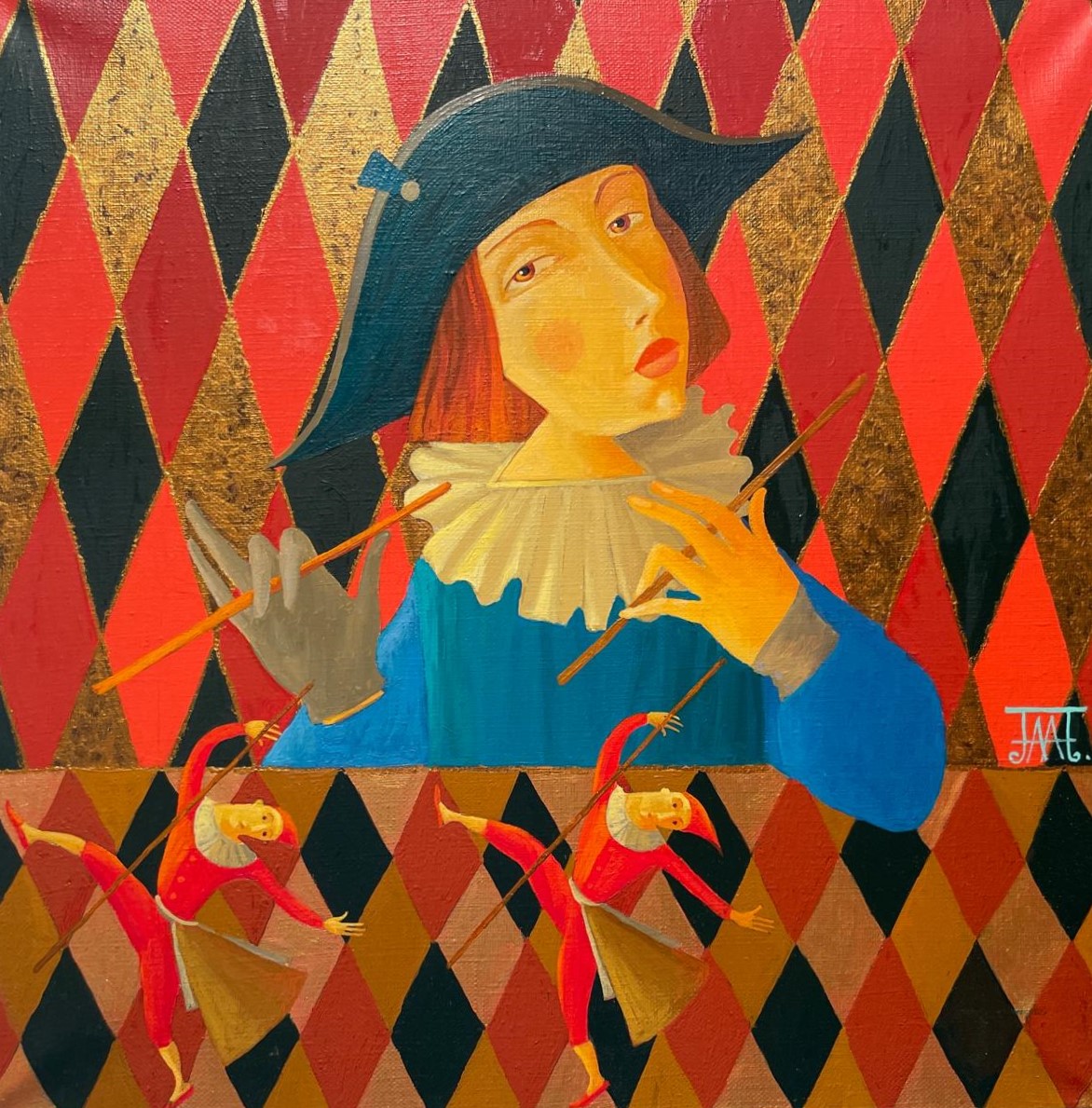 The Puppeteer - 1, Alla Lipatova, 买画 油