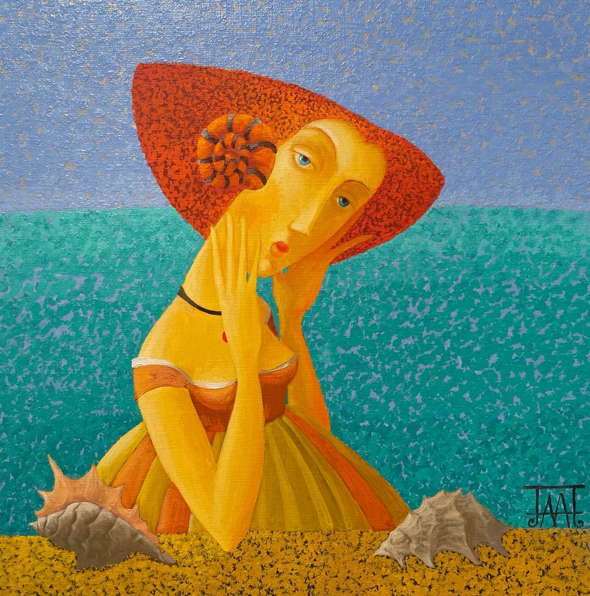 Guardian of the Sea II - 1, Alla Lipatova, 买画 油