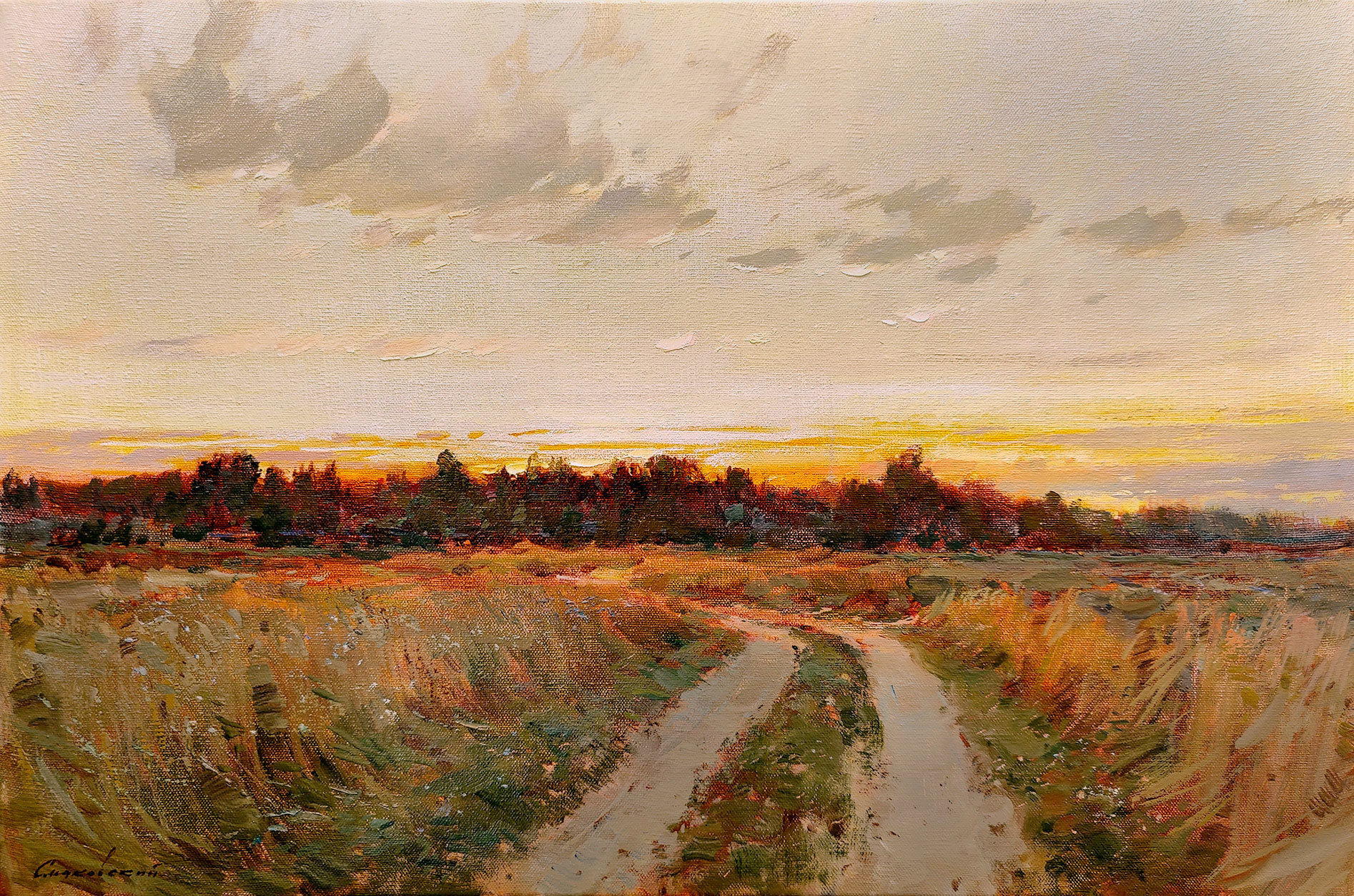 Sunset - 1, Vladimir Smakovsky, 买画 油