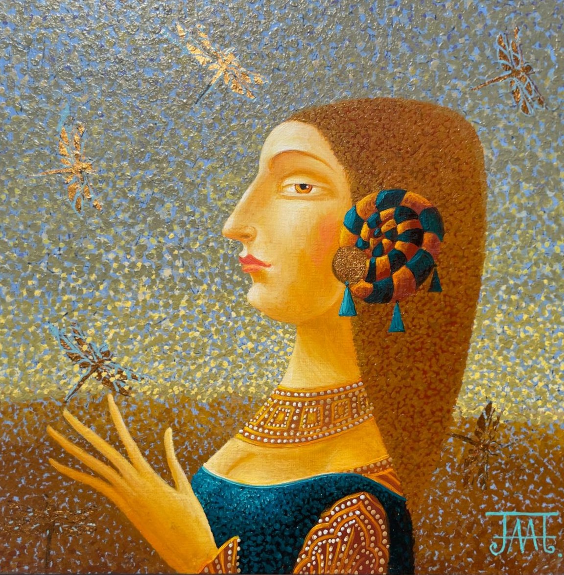 The Renaissance Lady II - 1, Alla Lipatova, 买画 油