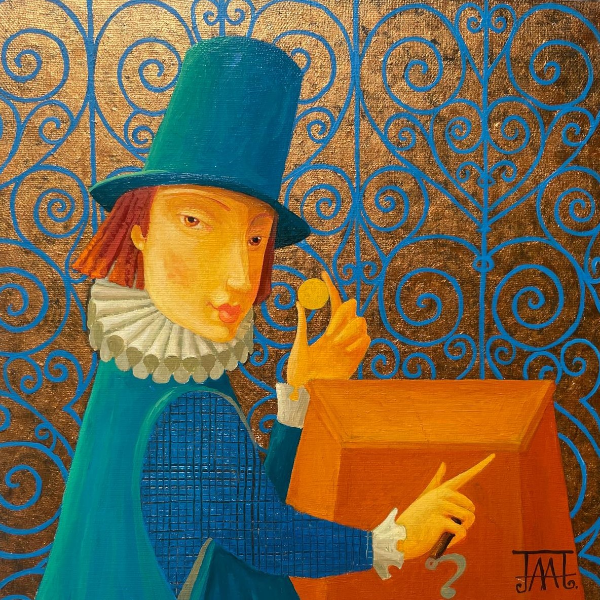 Organ Grinder - 1, Alla Lipatova, 买画 油