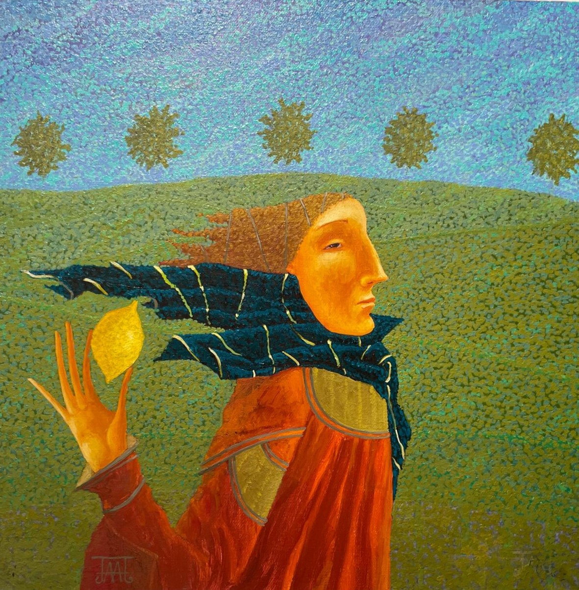 Wind. Field - 1, Alla Lipatova, 买画 油
