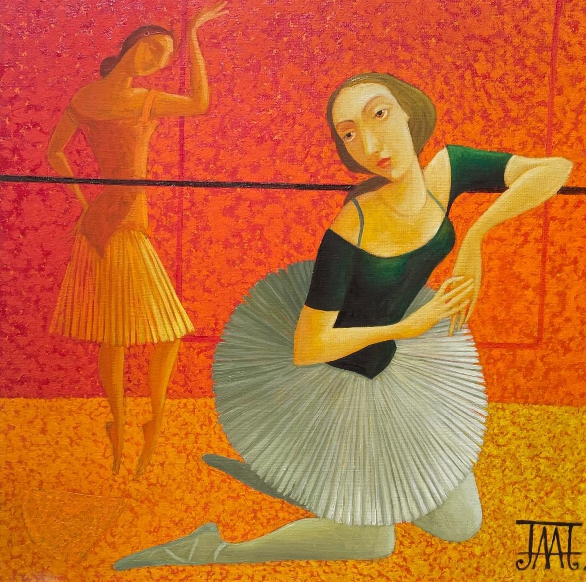 Ballerinas II - 1, Alla Lipatova, 买画 油