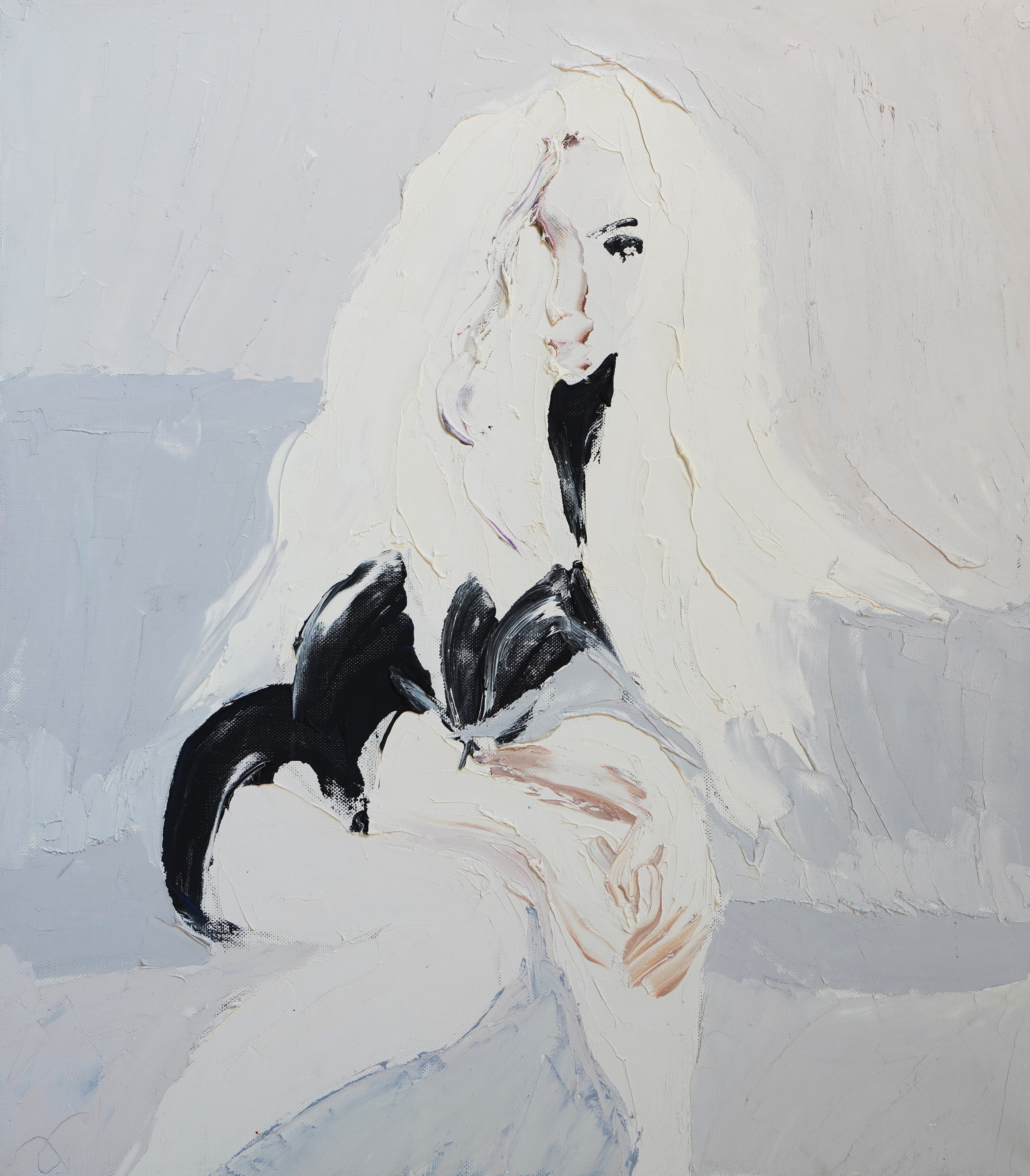 So White, She Is So White - 1, Sergei Laushkin, 买画 油