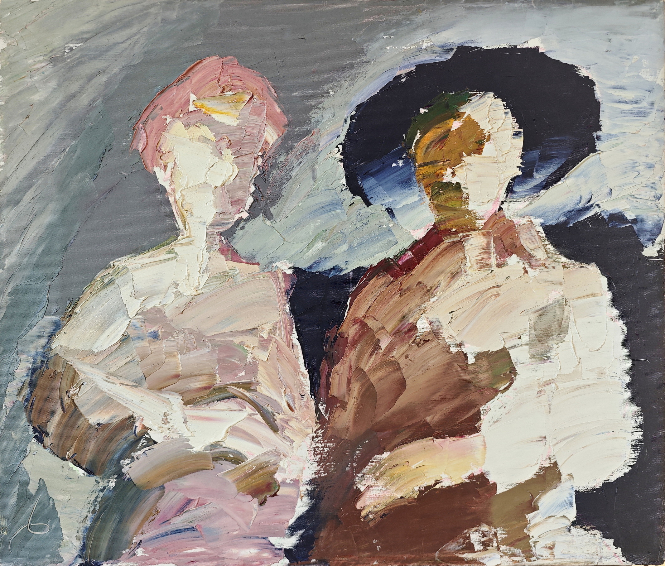 The Two of Us - 1, Sergei Laushkin, 买画 油
