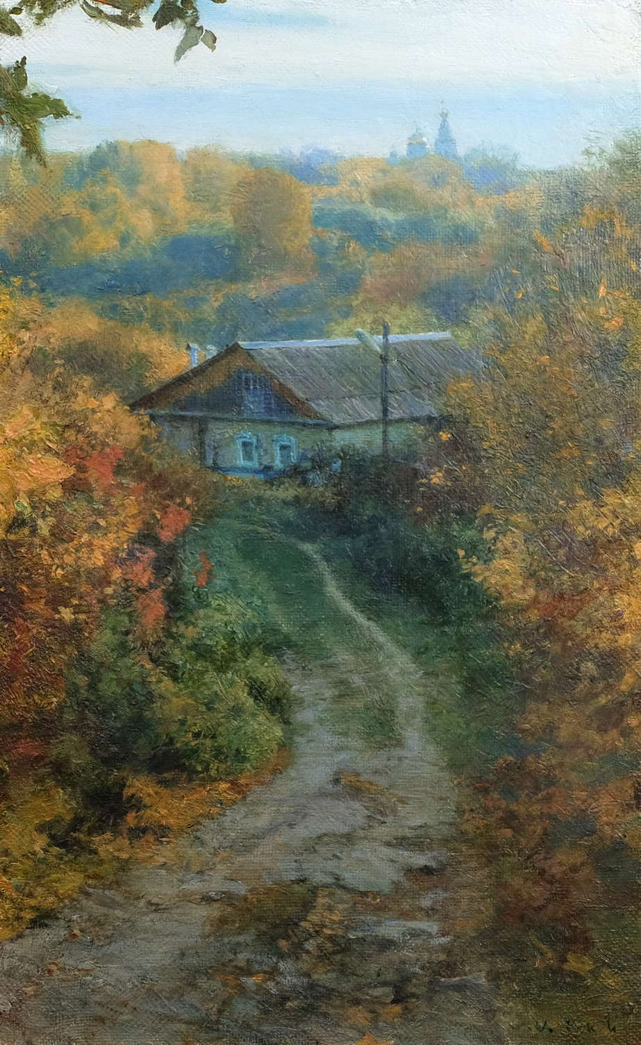 A street in Maloyaroslavets - 1, Vladimir Kirillov, 买画 油