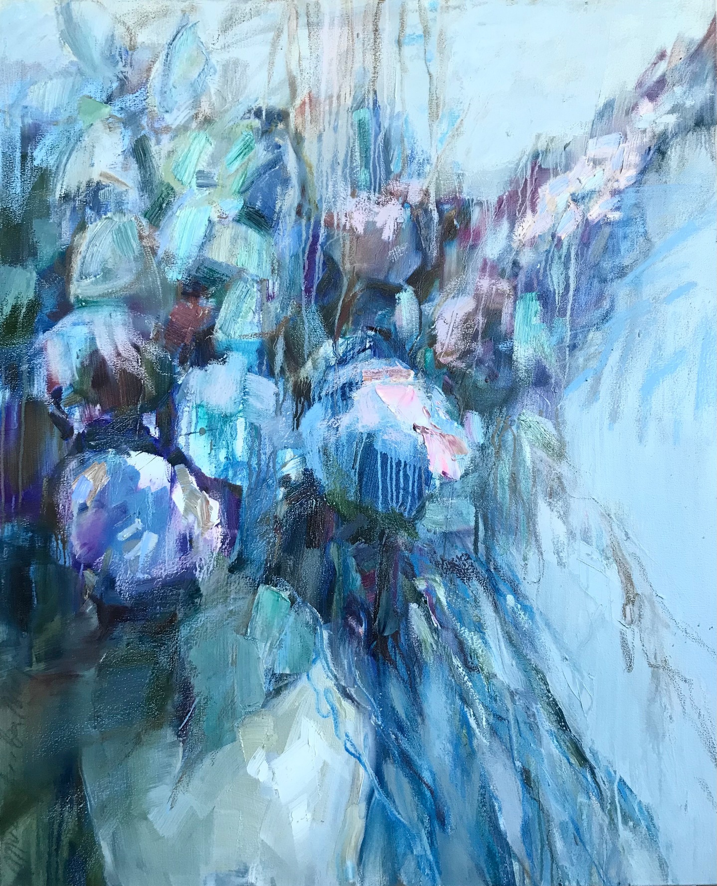 A cold bouquet - 1, Maria Timofeeva, 买画 油