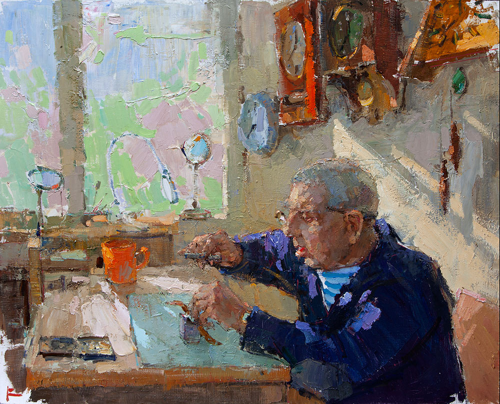 Watchmaker - 1, 维亚切斯拉夫Korolenkov, 买画 油