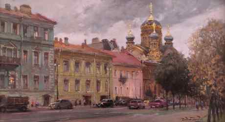 Autumn on the Lieutenant Schmidt Embankment