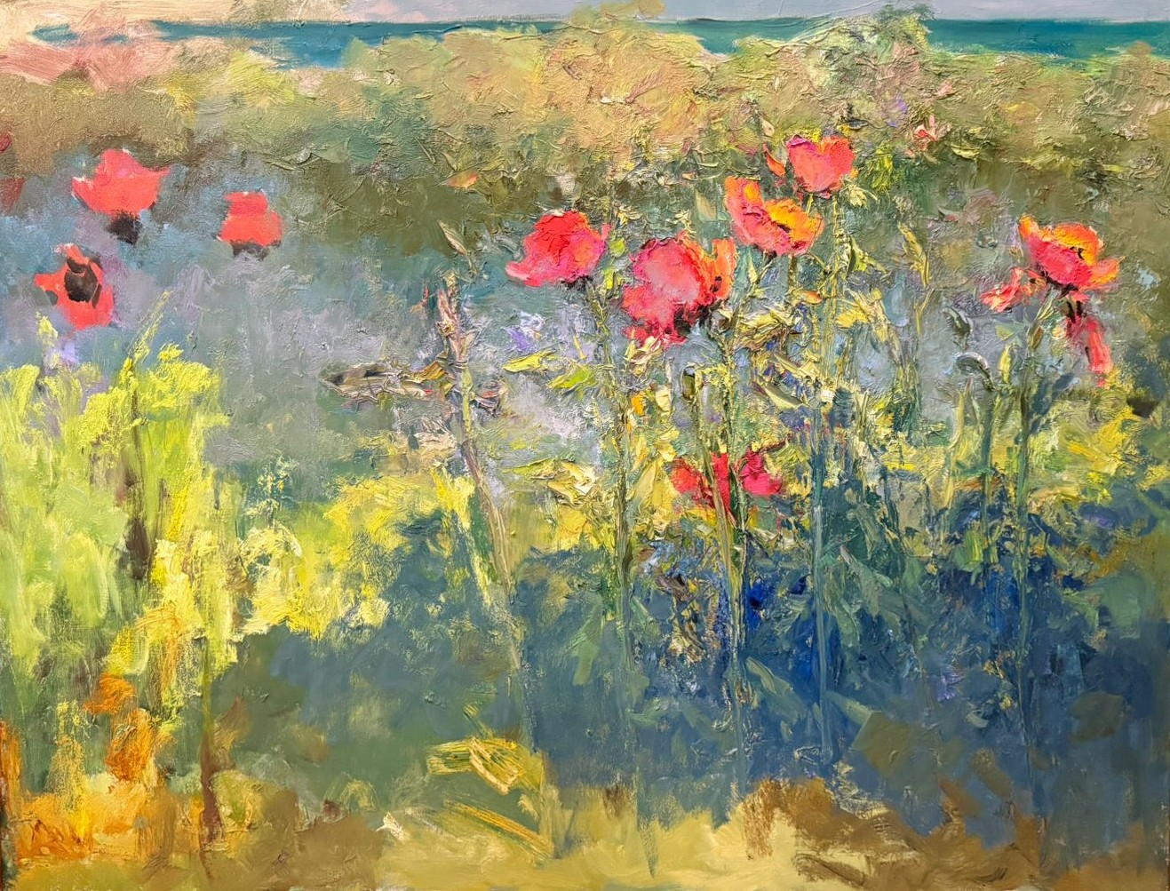 Poppies - 1, 雾Zhumabaev, 买画 油
