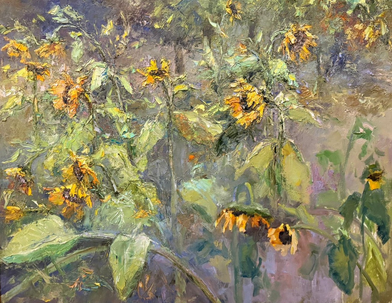 Sunflowers IV - 1, 雾Zhumabaev, 买画 油