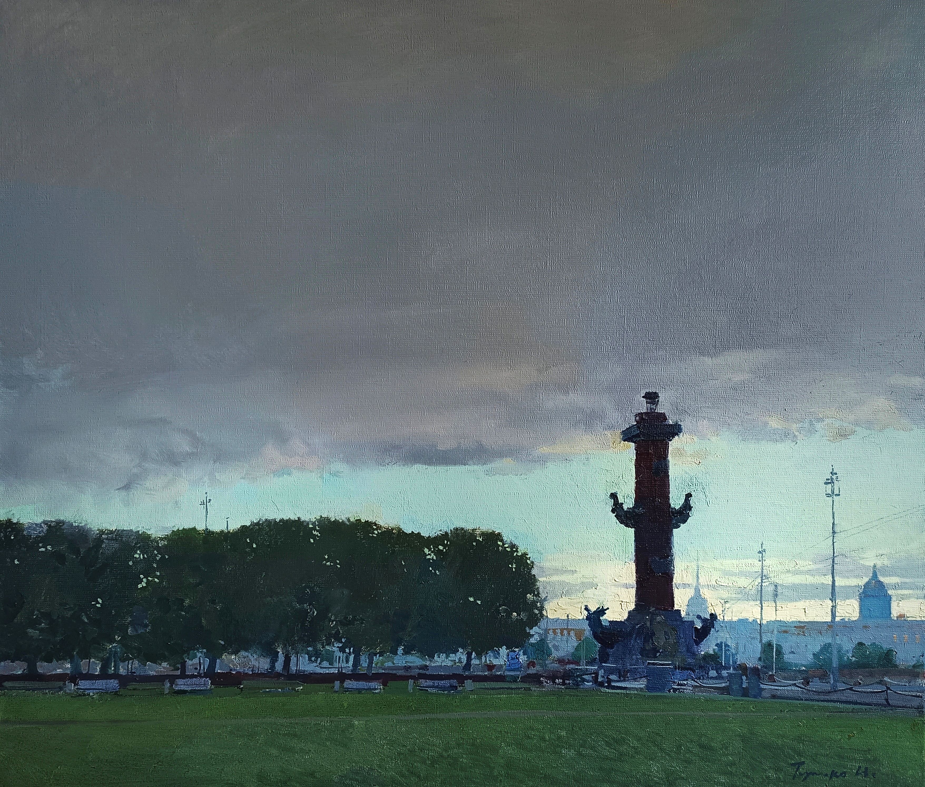 An Hour Before Sunset - 1, , 买画 油