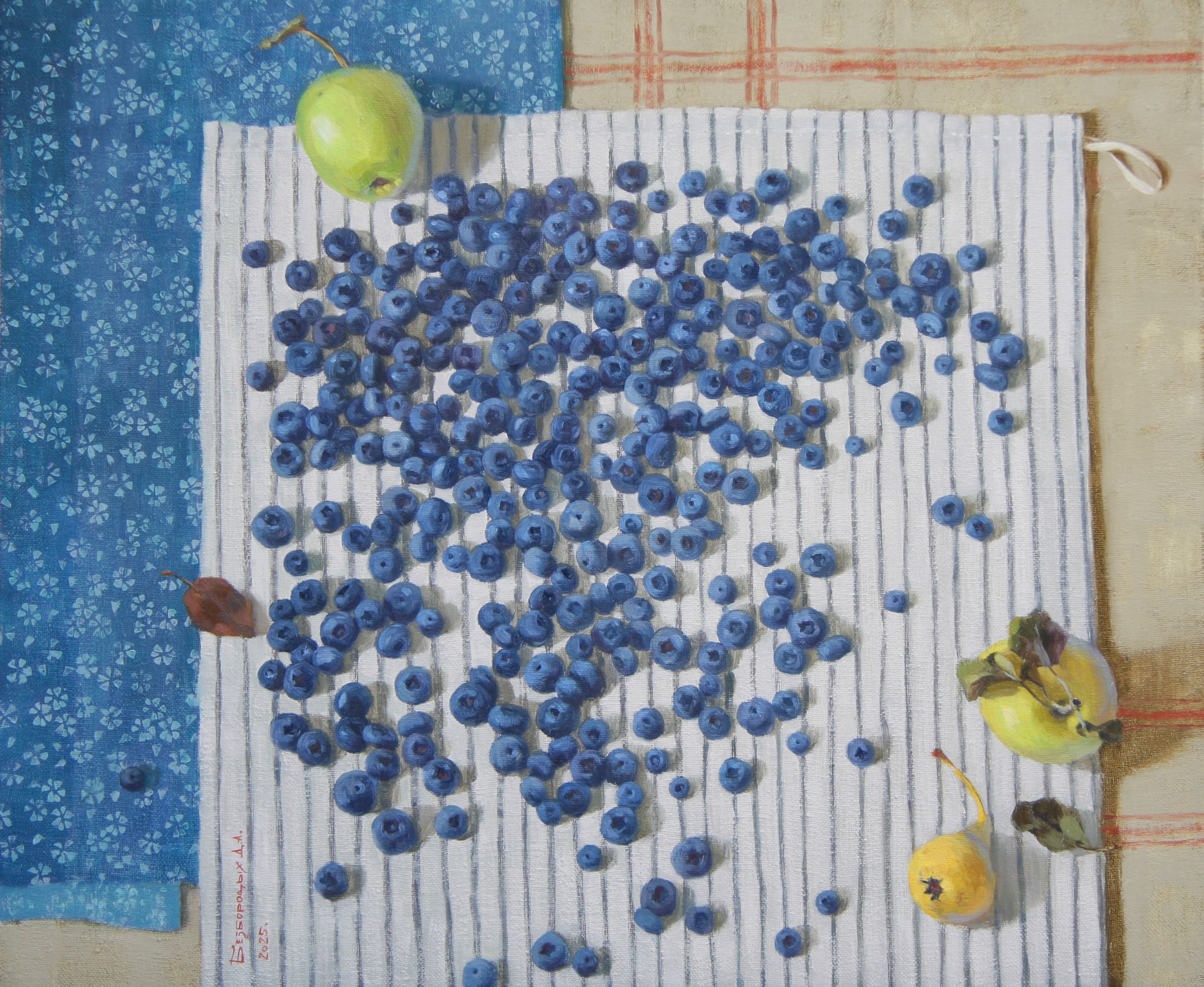 Blue Accents of Summer - 1, Dina Bezborodykh, 买画 油