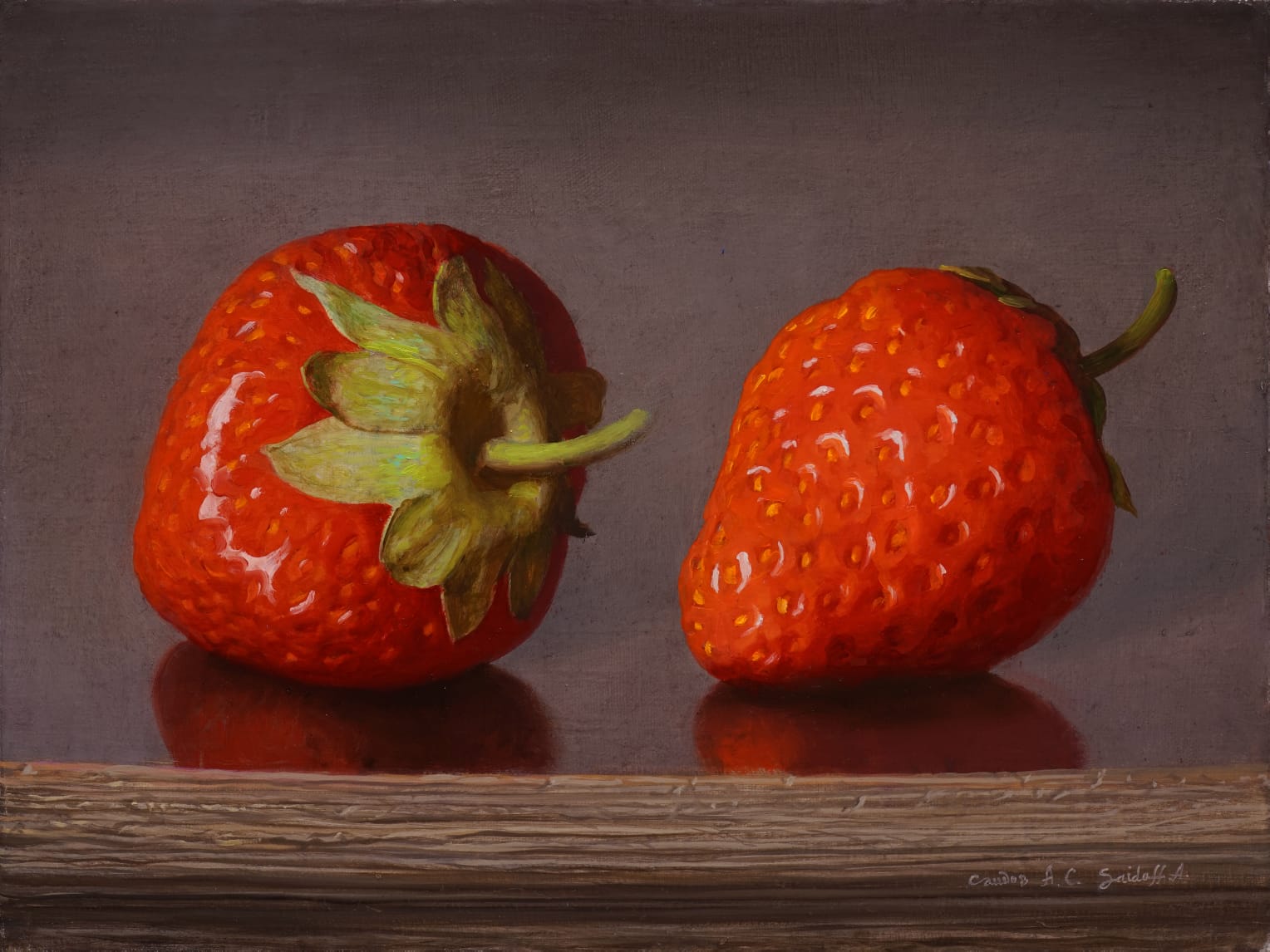 Two Strawberries - 1, Alexander Saidov, 买画 油
