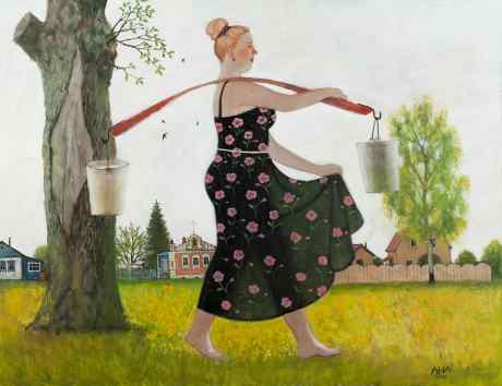 The woman with the rocker