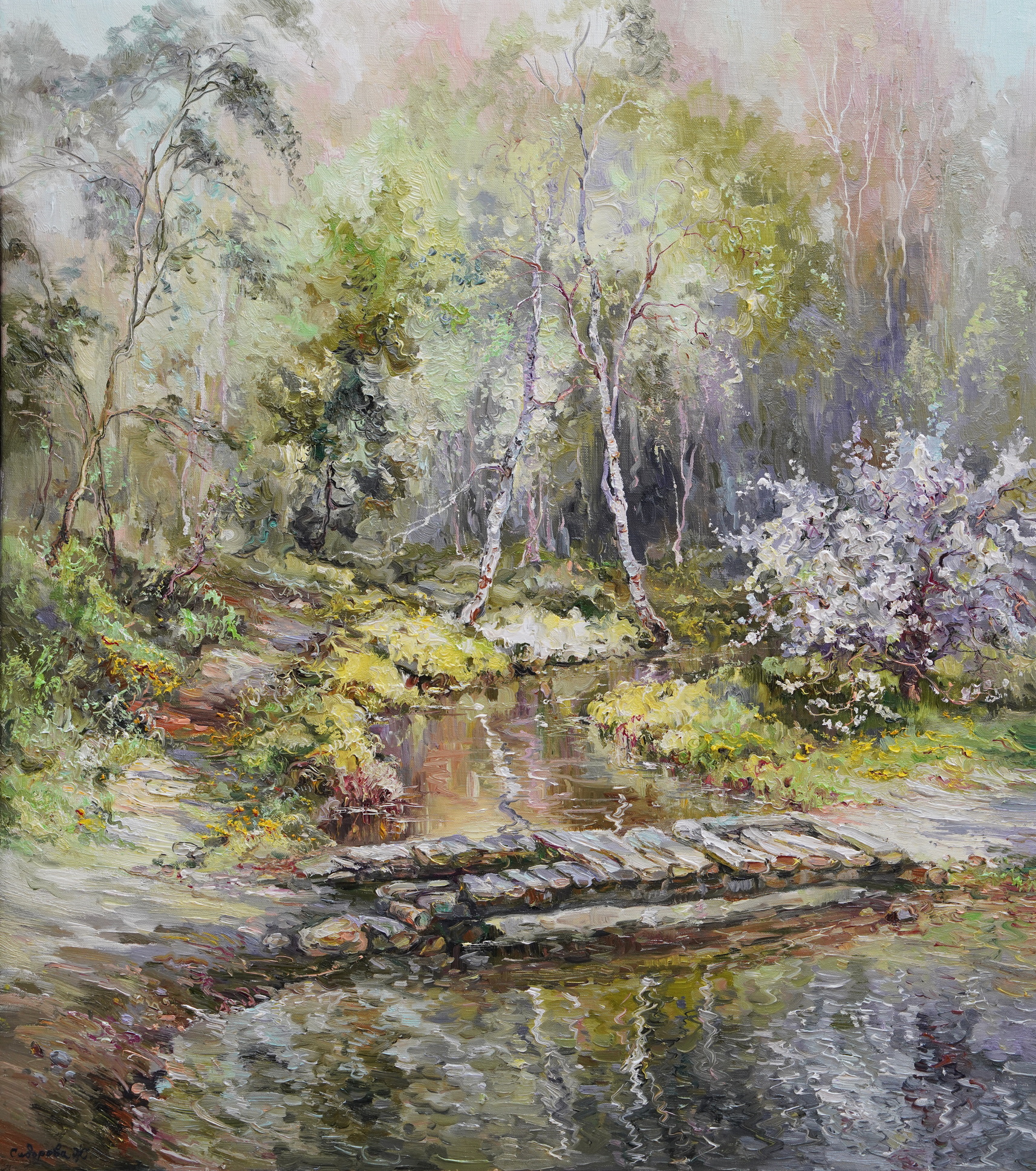 春天的喜悦 - 1, Zhanna Sidorova, 买画 油