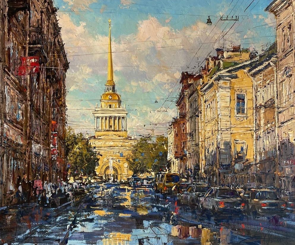 On Gorokhovaya Street - 1, Kirill Malkov, 买画 油